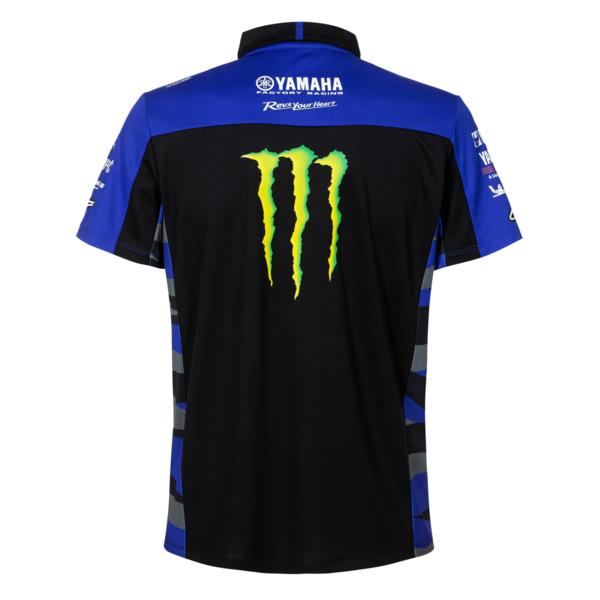 Polo Monster Energy Yamaha MotoGP Team Replica Uomo Abbigliamento Merchandise Yamaha Motor