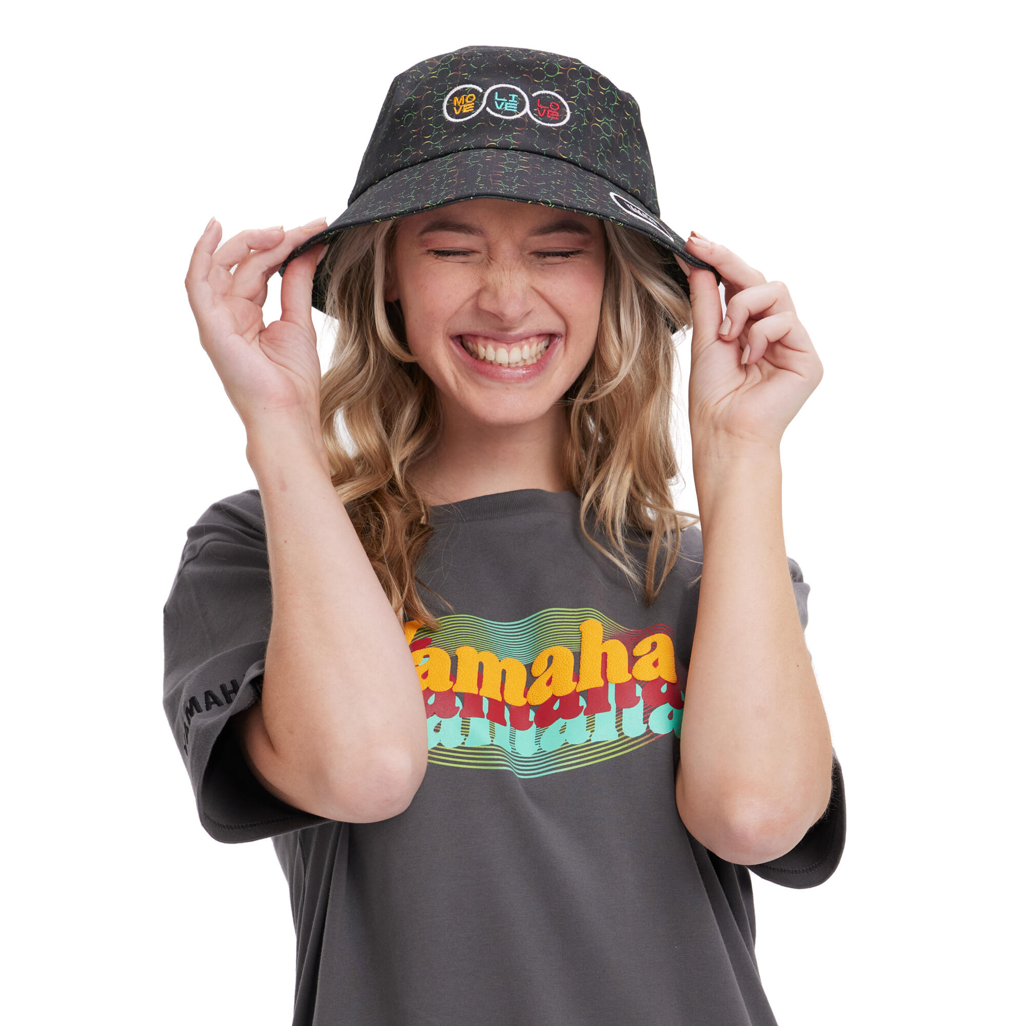 MOVE LIVE LOVE Bucket Hat Unisex Adult - Clothing