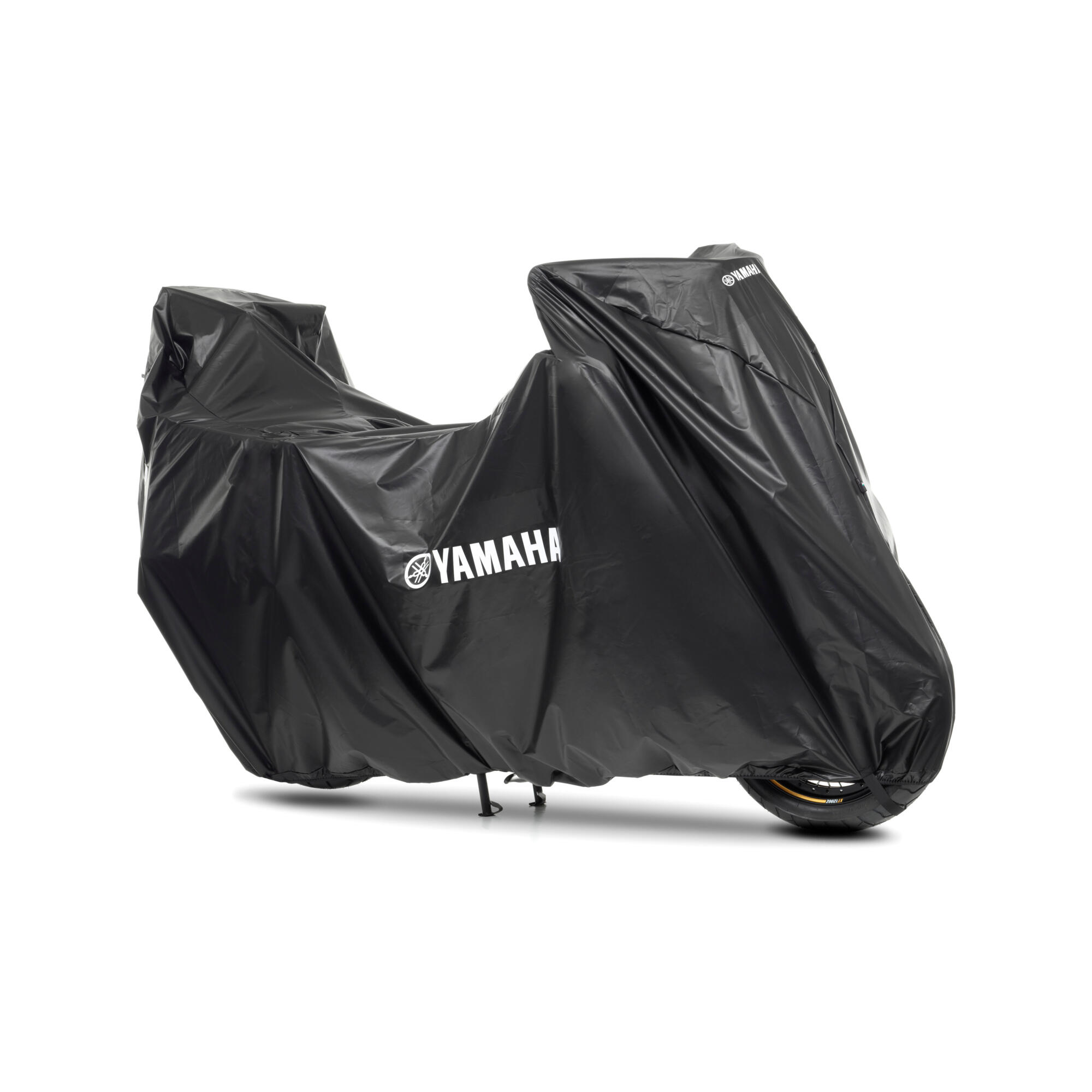 XTRM-CAR Telone Copertura Moto Per Yamaha D'elight Con Valigetta – Ortalion Impermeabile, Argento, Con Custodia