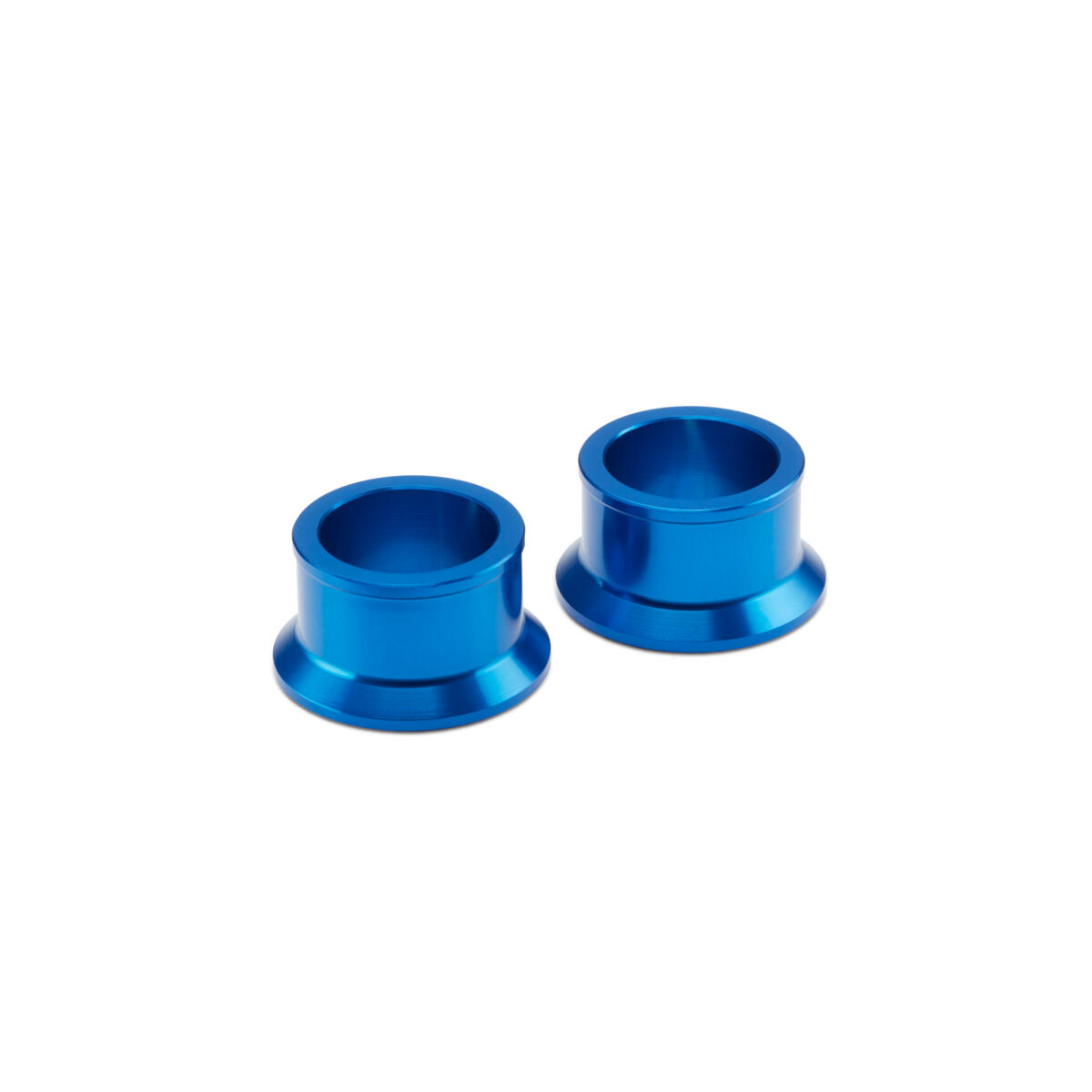 Get Factory Racing look and function with these blue 22mm rear wheel spacers.