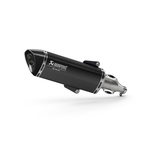 XMAX 125 Akrapovič Black Slip-On Muffler | Scooter Accessory