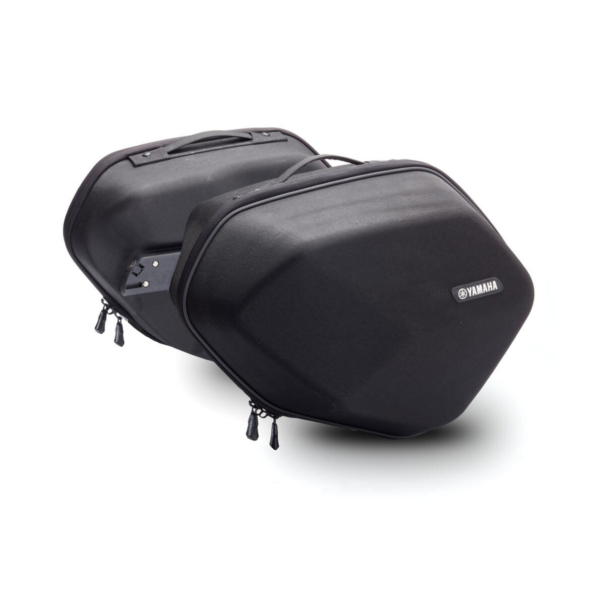 Stijlvolle en functionele zachte zijkofferset van ABS voor extra bagagecapaciteit op lange toerritten