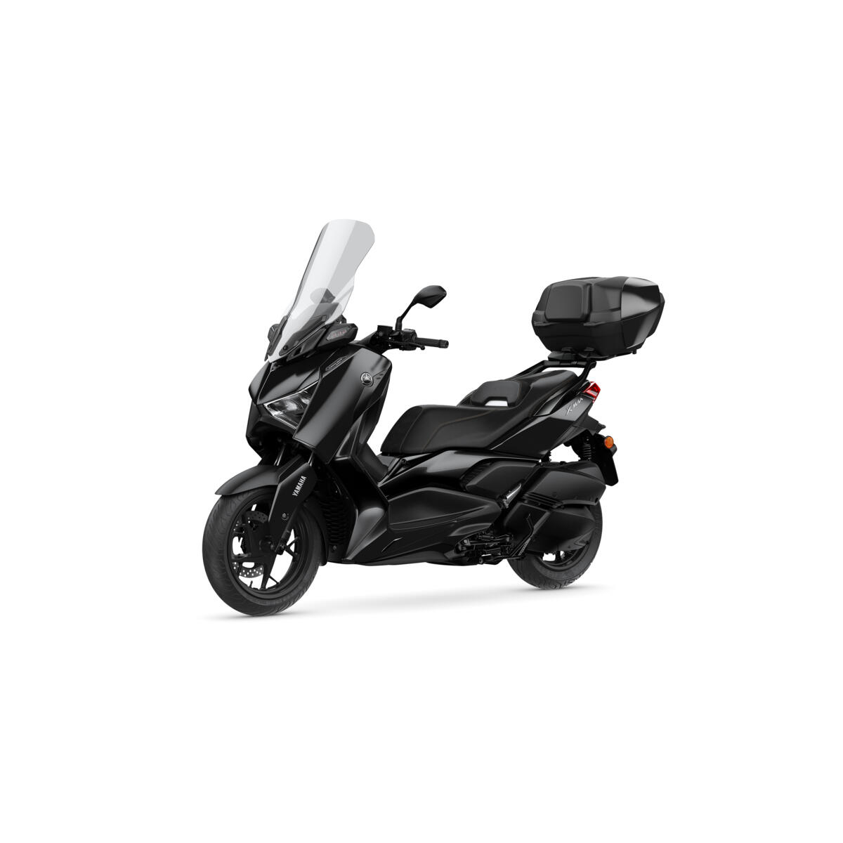 The city is the XMAX's natural habitat and with the Urban Accessories Pack you can take the practicality of your XMAX a notch higher. Besides providing enhanced wind protection from the high screen, the pack also takes care of your luggage needs with a 45L top case with matching colour plate set and carrier – keeping your belonging safe and secure. And a backrest for the top case makes sure the passenger has an equally comfortable ride. To protect you from the scratches and the scruffs, the city throws up, the pack contains the XMAX scratch protector. Available from your Yamaha dealer who will be happy to fit these high quality Genuine Accessories to your XMAX.