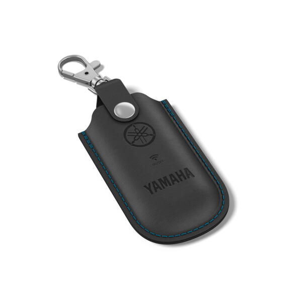 ontto Custodia per chiave auto, in pelle, per portachiavi, adatta per Toyota Corolla Cross GR Yaris Hybrid Hilux Prius CHR RAV4 Suzuki Swace a 3 tasti, colore nero