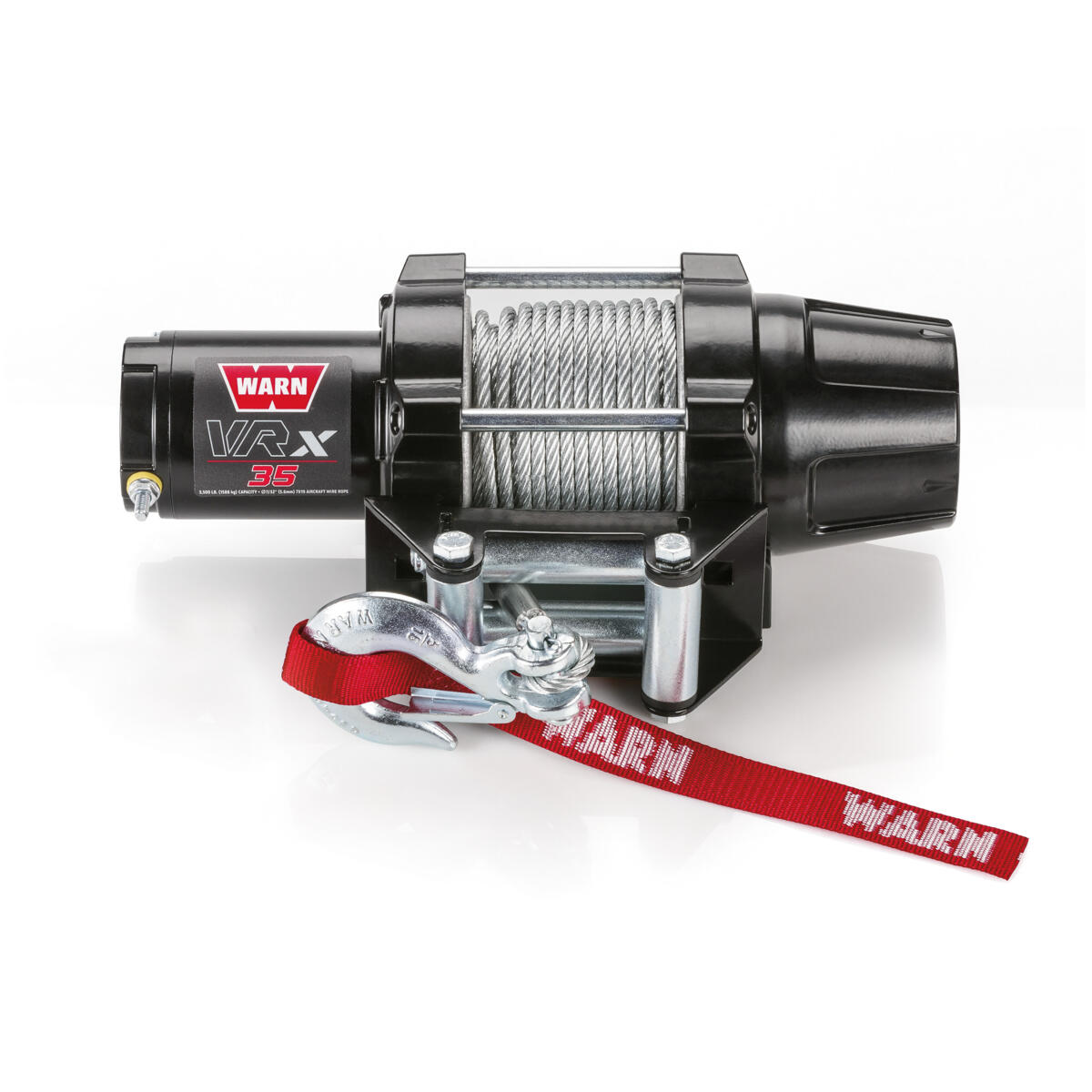 Die Metallkonstruktion der WARN® VRX-Winde mit 15,24 m Stahlseil enthält eine neue Kupplung, die in Anlehnung an das WARN® 4WD-Nabensicherungsdesign entwickelt wurde.