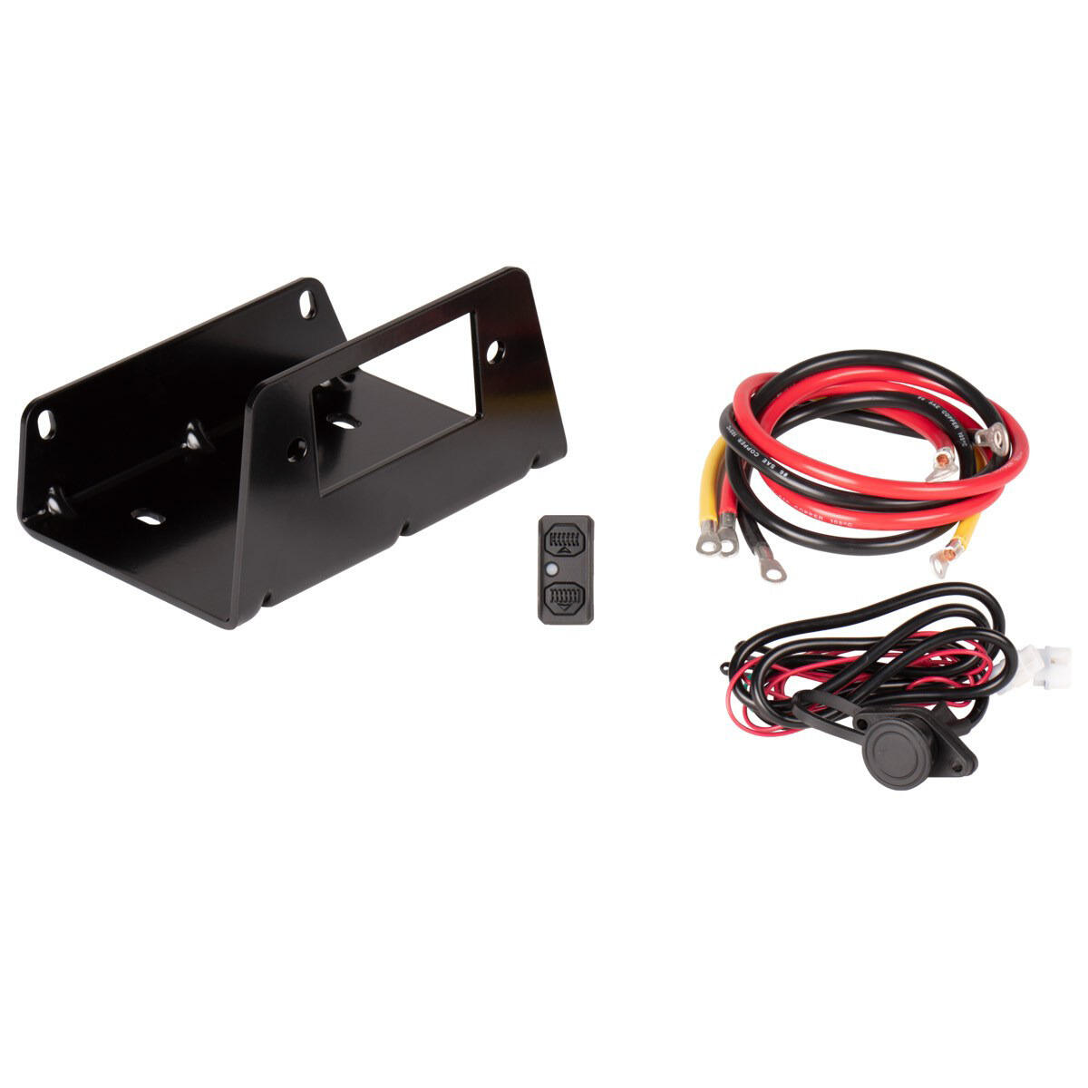 The Front Winch Mount Kit includes everything needed to install a VRX Series winch. 

Kit includes: