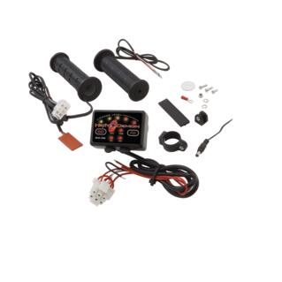 Offers heated grips and heated thumb on ATV units