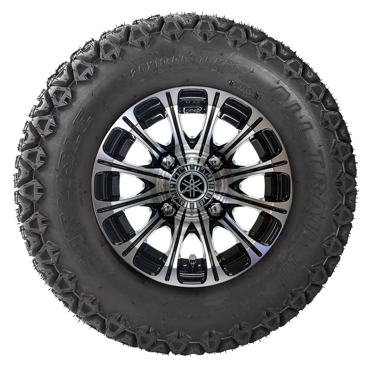 Make going off trail a breeze with this 12-Spoke J-Series All-Terrain Alloy Wheel Assembly that offers increased traction in a ready-to-rumble package.