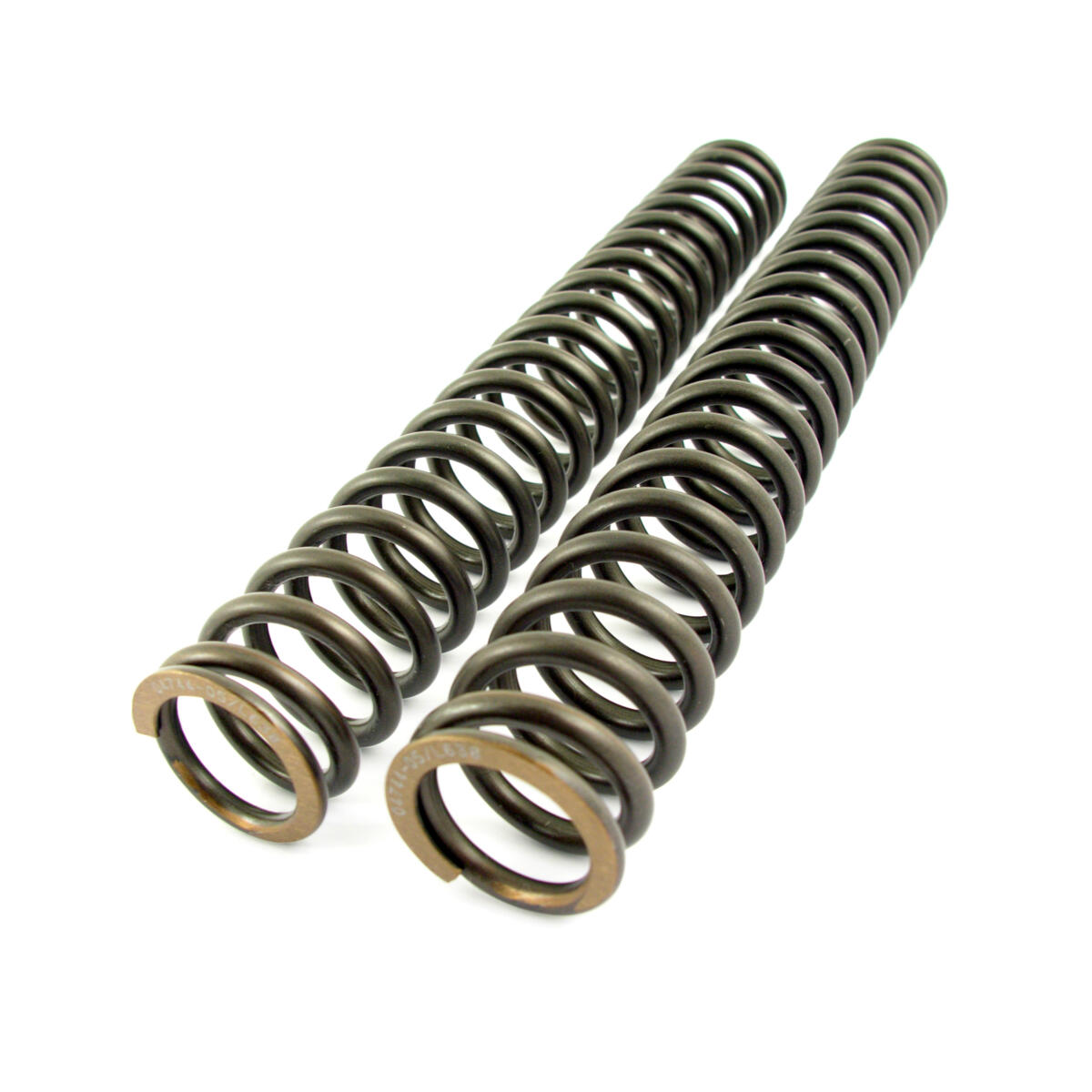 Je nach Fahrergewicht (ohne Ausrüstung) ist für diesen Öhlins-Vordergabelfedersatz der Öhlins-Kartuschensatz NIX 22 erforderlich.