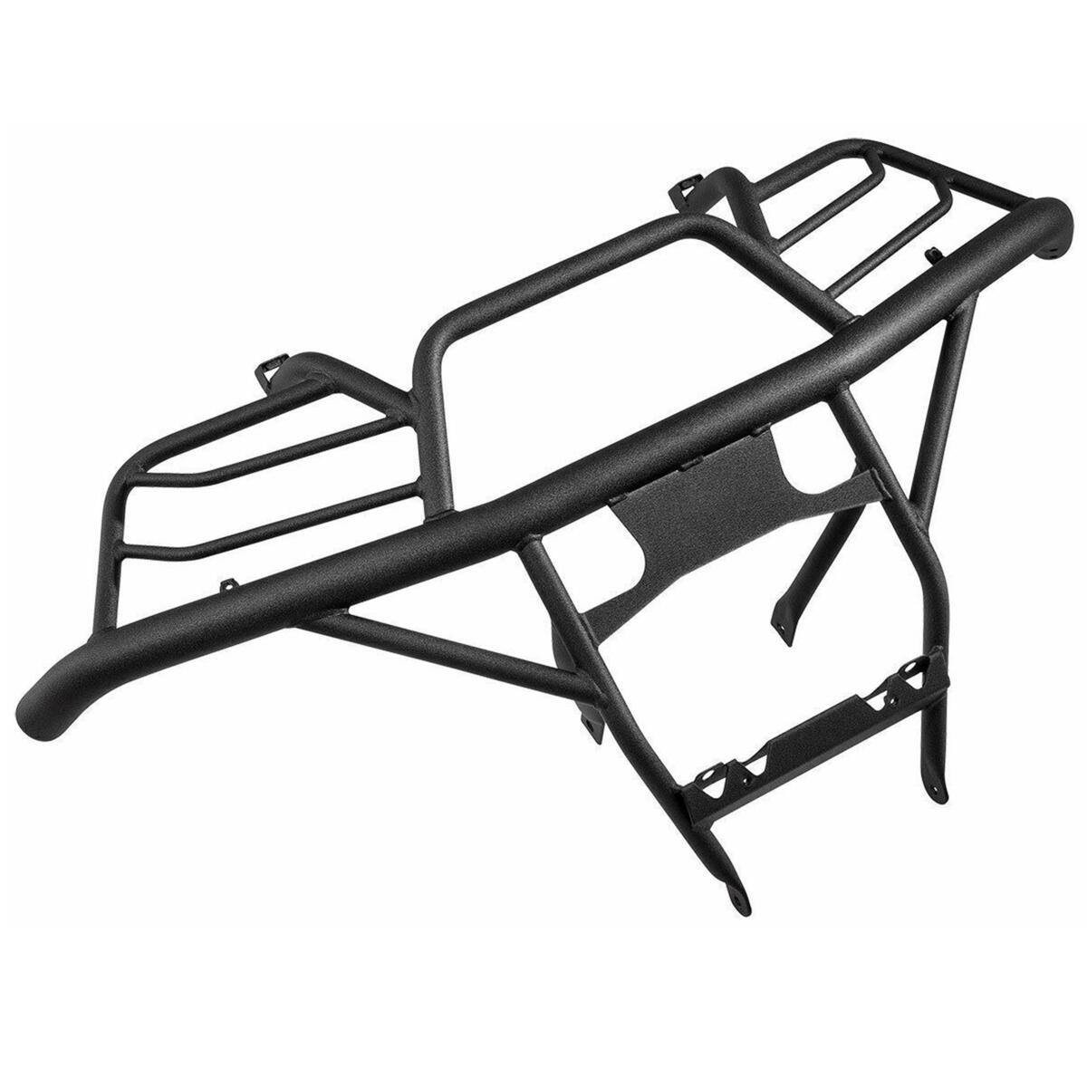 Enhance the durability of your ATV with the Protection Pack for the Kodiak 700. Pack includes: Centreframe Skidplate, Front and Rear Bash Plate, Front Rack Extension and Front Grab Bar.