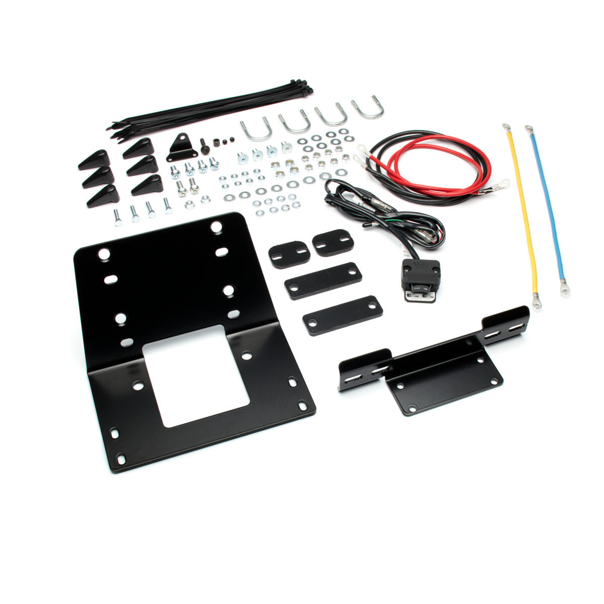 Mount for a perfect fit of your optional WARN® winch.