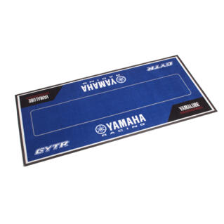 Il tappetino pit lane Yamaha Racing offre un appoggio eccellente in garage, all'aperto o sulla pit lane della pista.