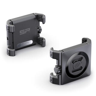 The Universal Phone Clamp is suitable to use with or without standard phone cases. With the SP Connect, you can securely attach your phone or detach it from the mount in seconds.