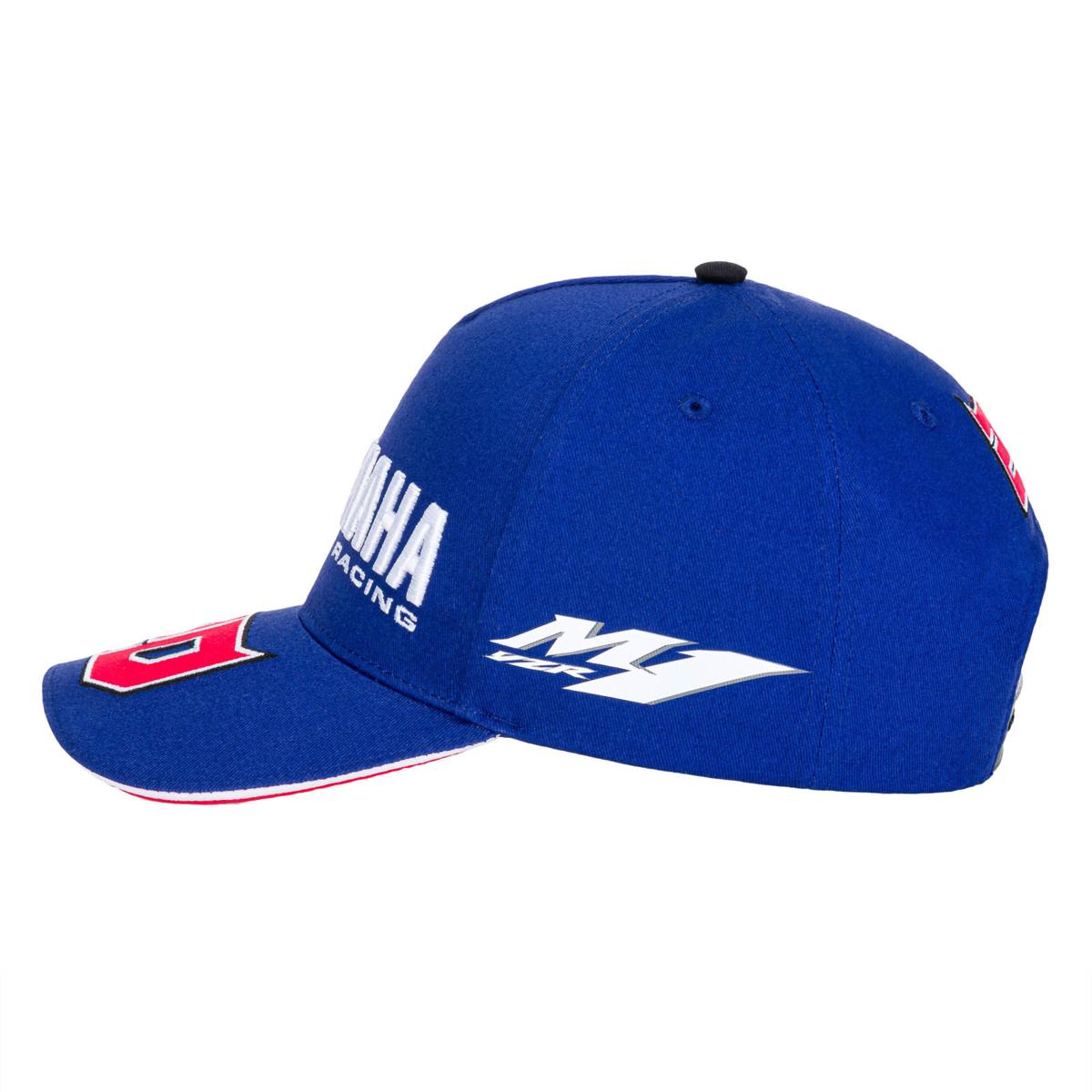 Casquette Yamaha Factory Racing Fabio Quartararo - Logo 3D, Numéro 20, Réglable - 100% Coton