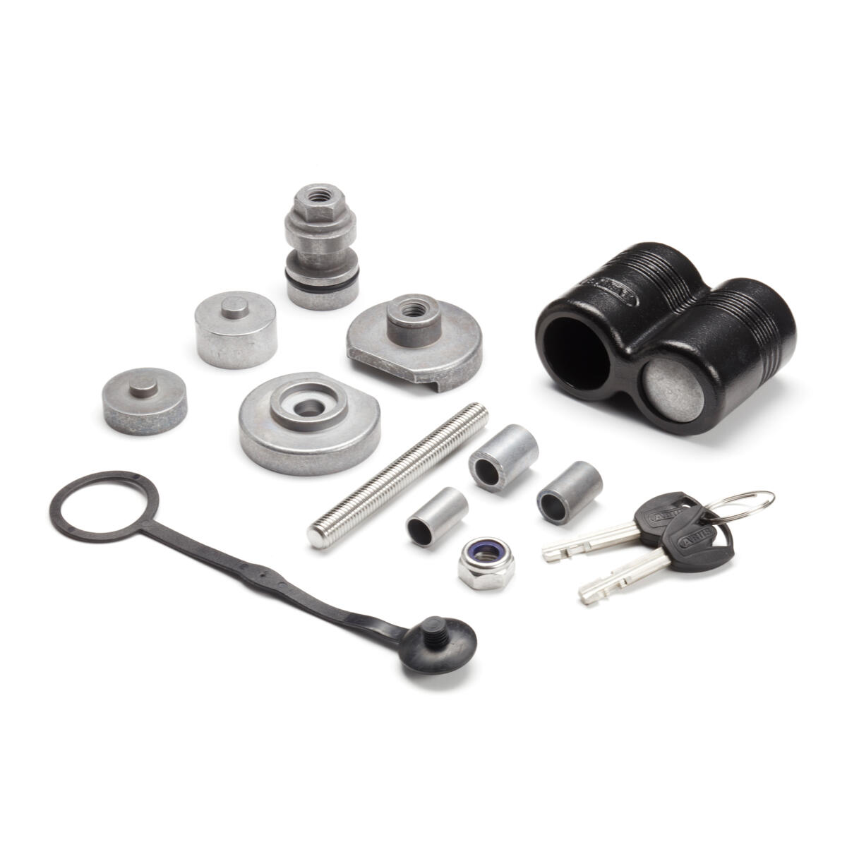 Protected your Yamaha outboard with this precision-cast lock. Highly corrosion resistant, and with ratlle prevention, this highly compact lock can be used with all portable outboard engines.