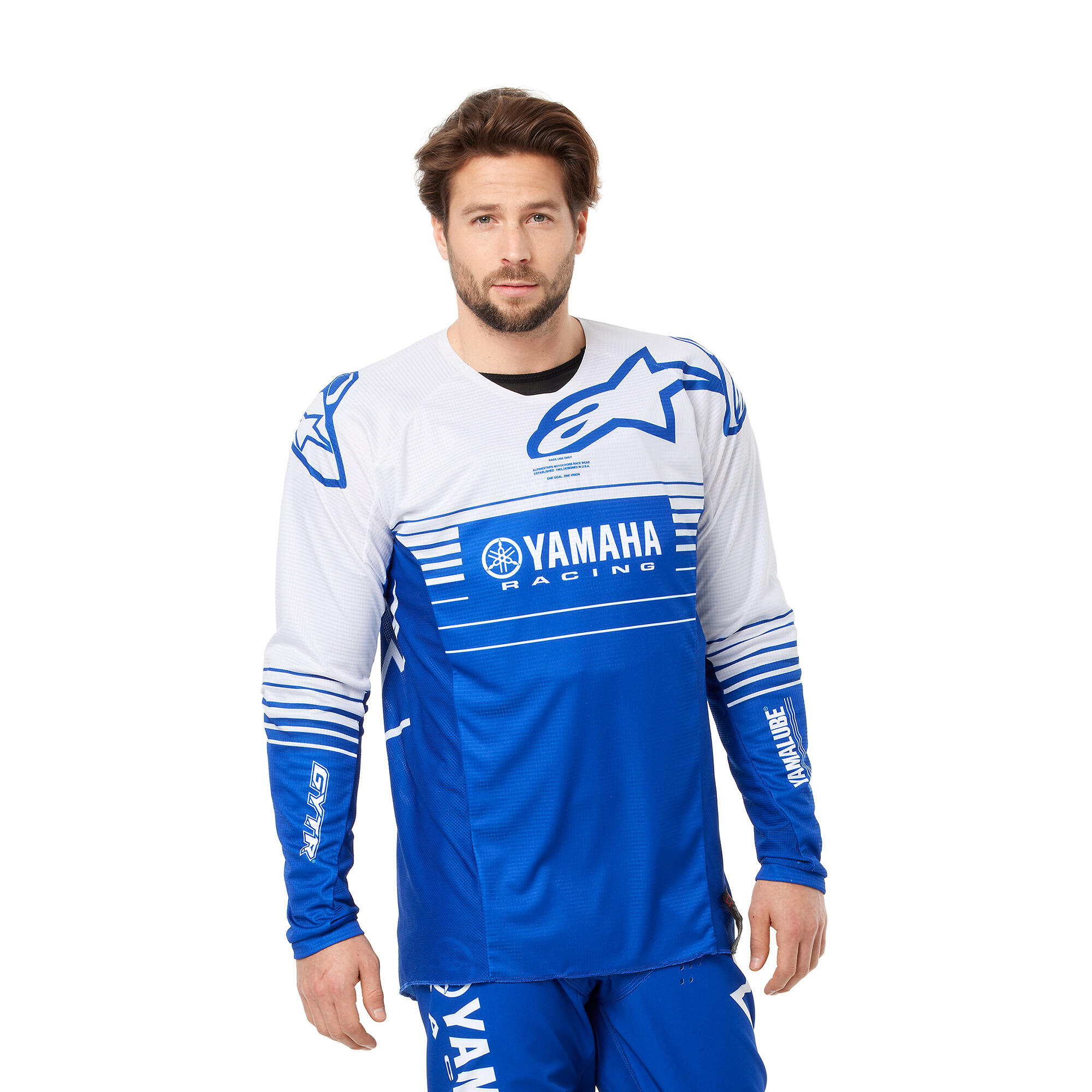 herida Enlace Llevar Camiseta MX de Yamaha y Alpinestars para hombre - A22-RT113-E8-0L - Yamaha  Motor