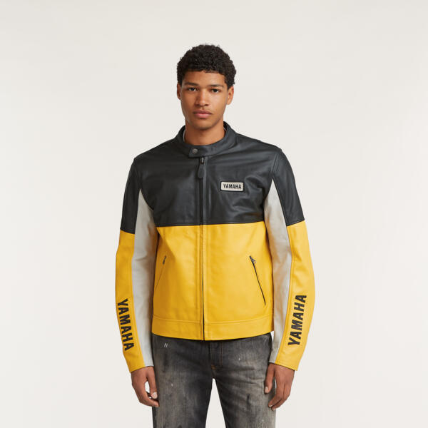 Blouson en cuir Sport Heritage pour homme Vestimentaire