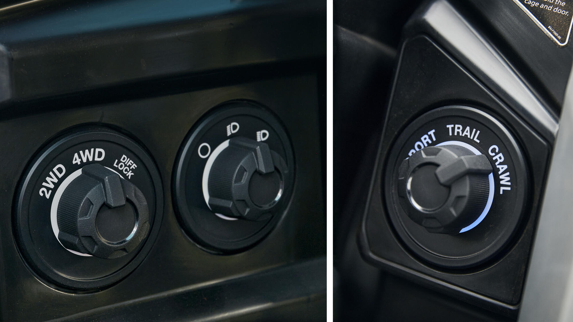 3 modos de conducción - 1 máquina ultra versátil