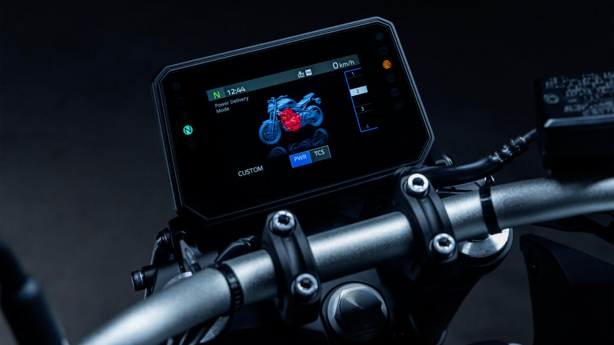 Electronic throttle, YRC riding modes and switchable TCS