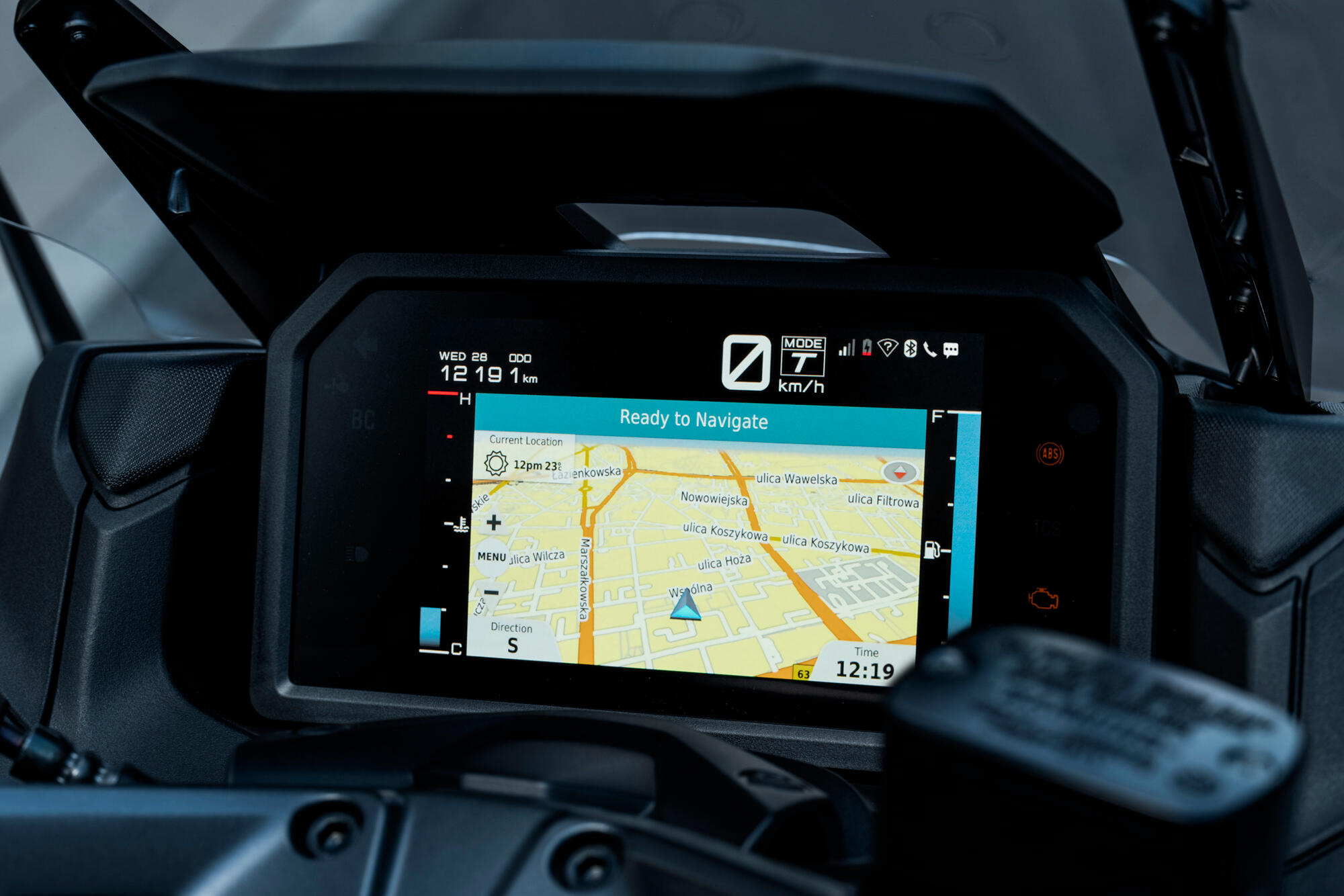 Ecran TFT de 7 inchi cu Garmin Navigation