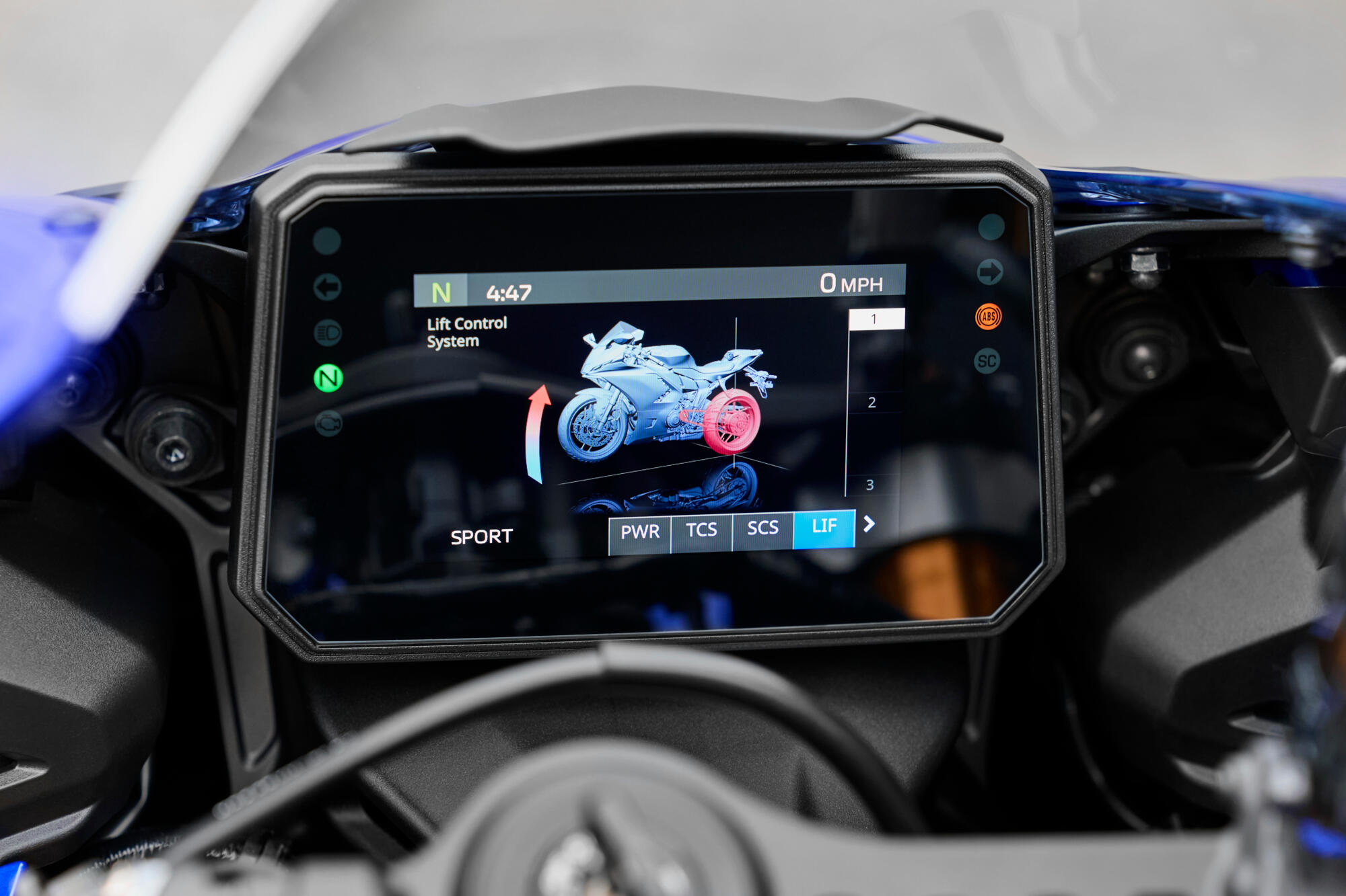 Načini rada snage, nadzor pokretanja i nadzor podizanja prednjeg kotača